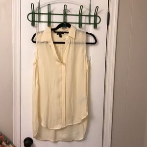 J Crew nwot 100% silk tank button shirt sz 6
